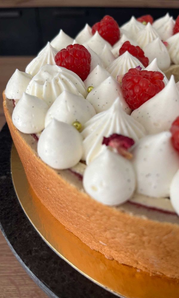 Roll cake Framboise Vanille – Image 4