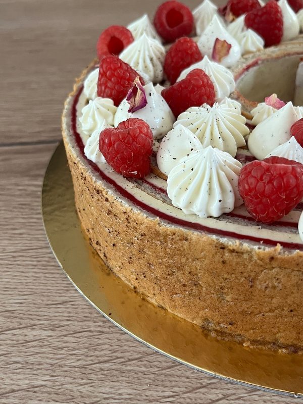 Roll cake Framboise Vanille – Image 2