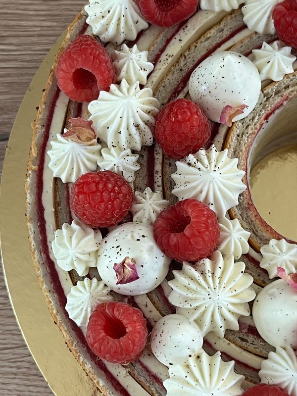 Roll cake Framboise Vanille – Image 3
