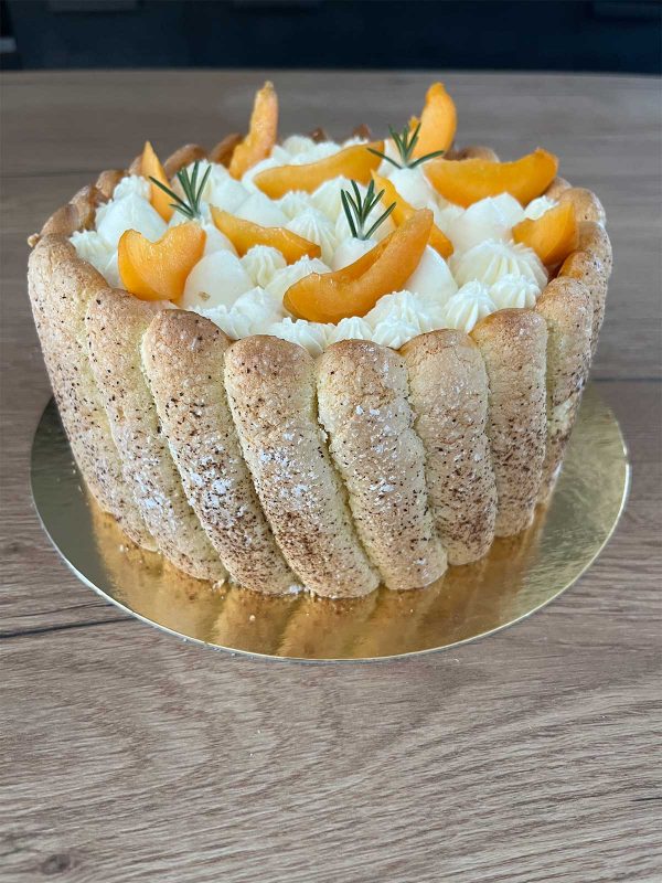 Charlotte abricot, vanille & romarin – Image 2